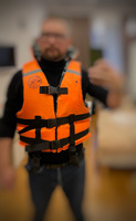 Спасательный жилет POSEIDON FISH Life vest взрослый до 100 кг с подголовником ГИМС, Беларусь #38, Сергей Т.