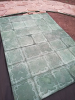 Плитка садовая полимерпесчаная 4 шт, размер 250*250*20, Зеленая #7, Рустам М.