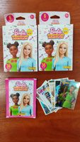 PANINI / Набор из 4 блистеров Барби Barbie Приключения в доме мечты /24 пакетика, 144 наклейки #1, Регина Г.