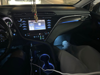 Светодиодная центральная подсветка подстаканников Освещение салона автомобиля Декоративная лампа для автомобиля Toyota Camry XV70 75 / Тойота Камри XV 70 75 2018-2023 год #6, Мушег Д.