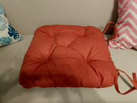Подушка для сиденья МАТЕХ CORFU 50х50 см. Цвет терракотовый, арт. 62-929 #3, Карина К.