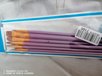 Кисти для рисования - набор кистей для рисования всеми видами красок, цвет фиолетовый 10 шт. #2, Вера П.