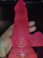 Фаллоимитатор на присоске, Dildo S LOVIX розовый резиновый член для женщин, анальный и реалистичный #3, Виктория К.