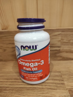 NOW Omega-3 / Омега-3 1000мг 100 капсул #40, Альбина К.