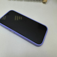 Чехол для Iphone 15 Pro прозрачный с Фиолетовой рамкой, Премиум, Кейс для Айфона 15 про люкс, Фиолетовый #23, Юлия Ш.