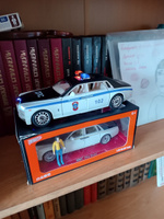 Машинка металлическая инерционная, игрушка детская для мальчика коллекционная модель 1:24 Rolls-Royce ; Ролс Ройс полиция белый #39, Владимир Р.