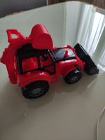 Синий трактор с ковшом машинка игрушка детская для мальчиков #4, Самырат М.