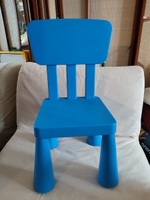 Детский стул Мамонт синий, стул пластиковый со спинкой, от 2 до 6 лет #3, Сергей О.