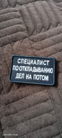 Нашивка (патч, шеврон) на одежду "Специалист по откладыванию дел на потом", на липучке, 80х50 мм #20, Роман ..