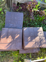 Плитка тротуарная полимерпесчаная, 3 шт, 330*330*20, Шоколадная #8, Лидия С.