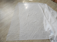 Ткань Вуаль/Тюль цвет Белый ширина 300 см длина 5м для пошива штор; одежды; рукоделия на отрез #2, Ольга Р.