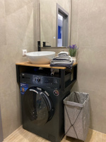 Полка над стиральной машинкой в ванную "Gard 70" Лофт Дуб Крафт Золотой #7, Кирилл Г.