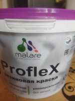 Краска резиновая Malare ProfleX (серия "Яркие тона") жидкая резина для наружных и внутренних работ, быстросохнущая моющаяся, матовая, гранитный, 2 кг #21, Ольга Б.