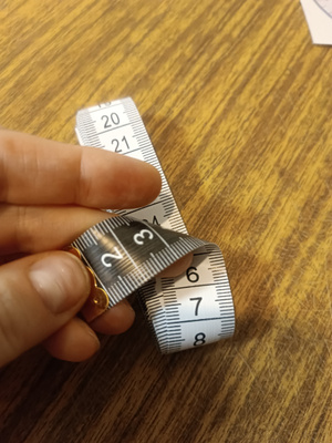 Измерительная сантиметровая лента 200 см / мерная лента для шитья ...