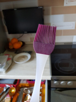 Кисточка силиконовая для кухни PATERRA, фиолетовая, 25 х 4 см #4, Алена П.