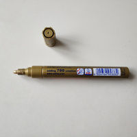 Маркер краска Edding E-750/53, лаковый, 2-4 мм, золотой #4, Евгения