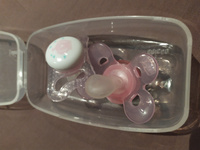 Пустышка для новорожденных Chicco MICRO набор 2 шт силиконовая ортодонтическая, 0-2 мес. Рисунок карета/корона #4, Марина Б.