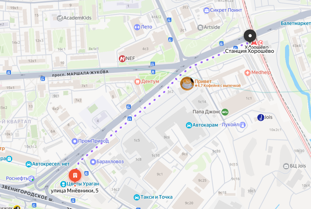 DarkStore grocery Звенигородское