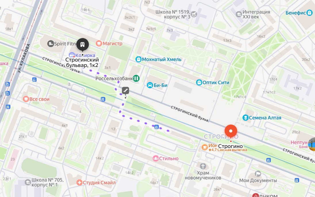 DarkStore grocery Москва Строгинский бульвар