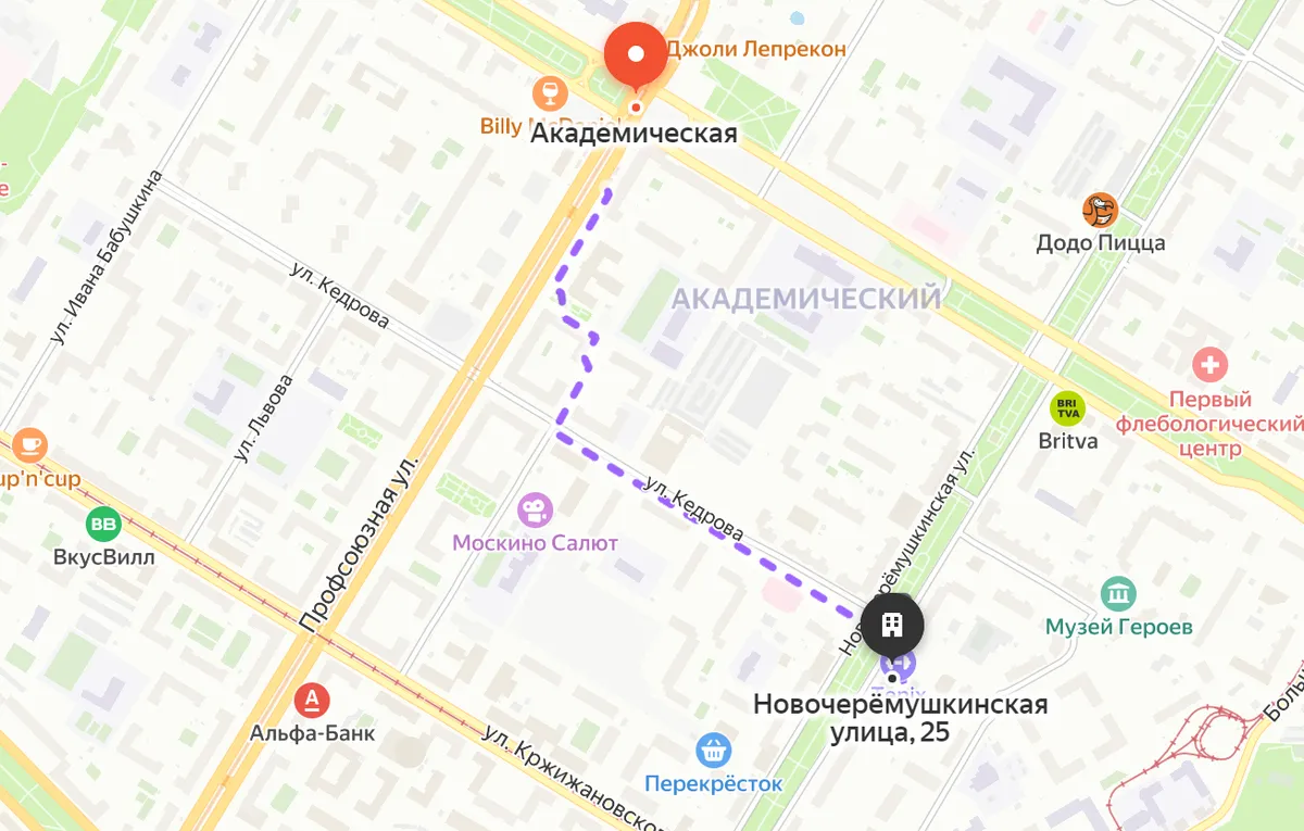 DarkStore Новочеремушкинская