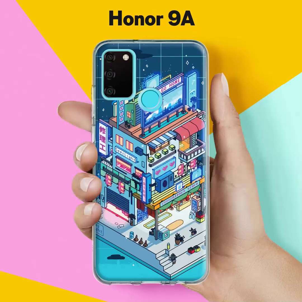 Силиконовый чехол на Honor 9A / накладка для Хонор 9А 8bit - купить с  доставкой по выгодным ценам в интернет-магазине OZON (746378244)