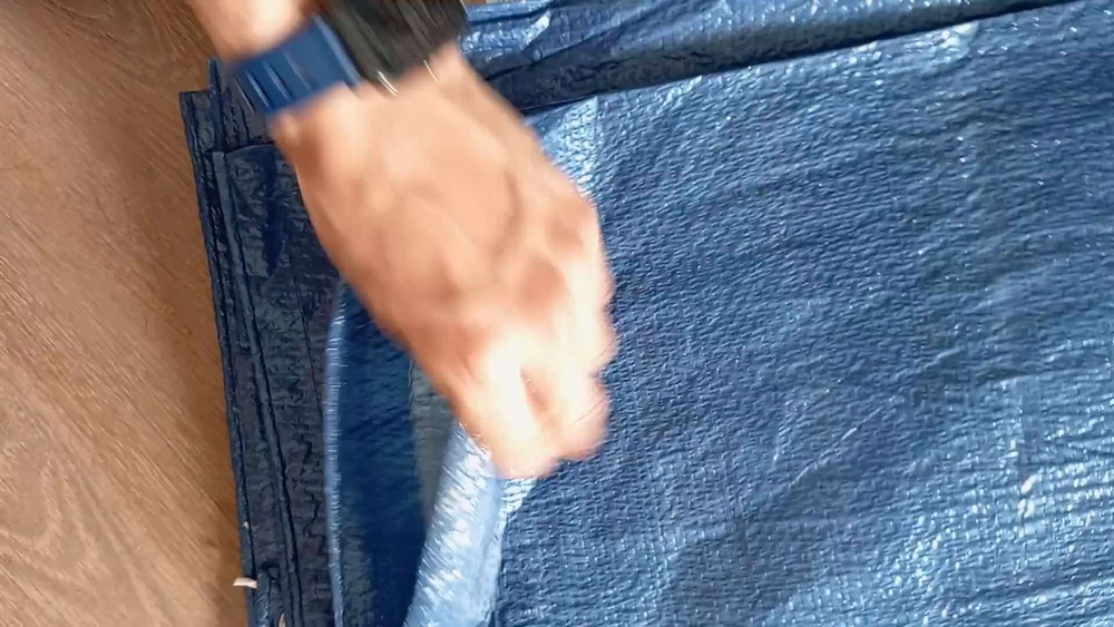 Тент универсальный защитный Zolder 345098 3х4м плотность 65 г/м2 ...