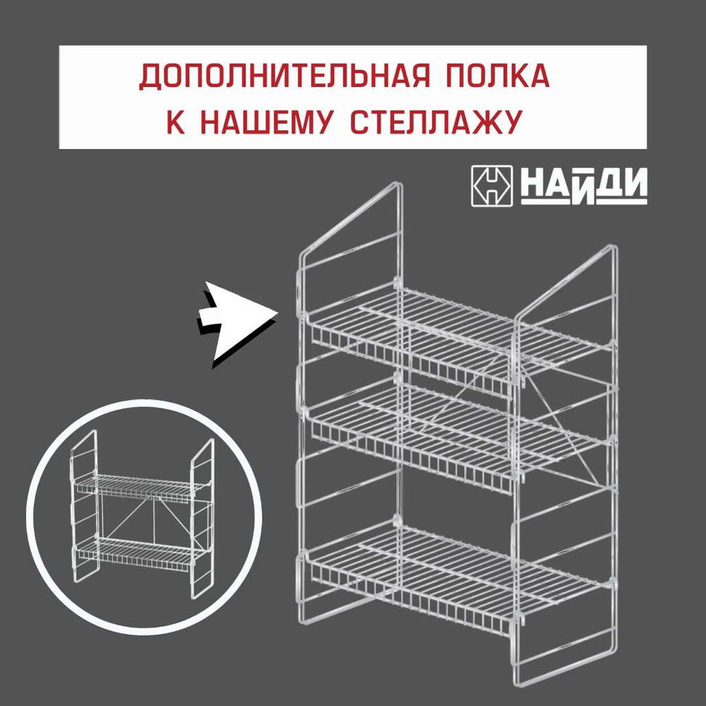 Полки из проволоки для цветов