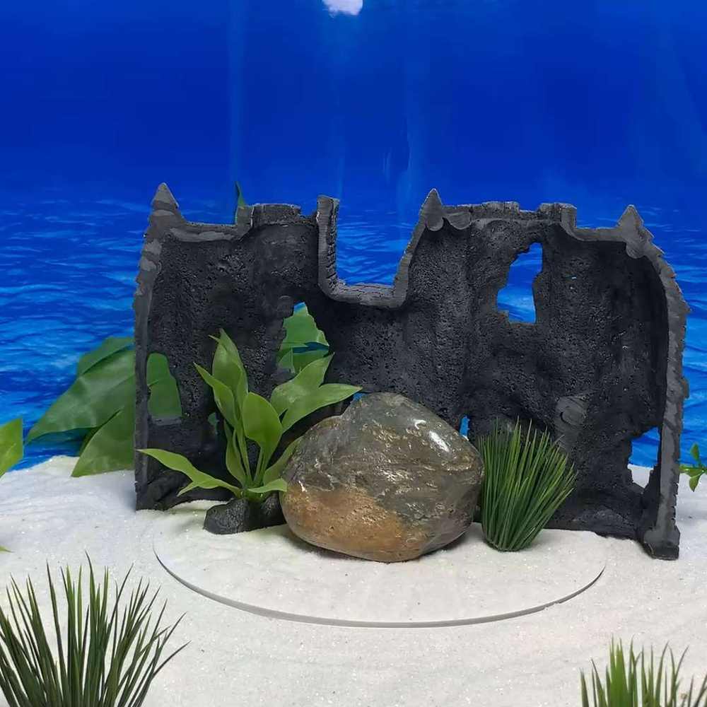 Как сделать домик в аквариум из скорлупы кокоса