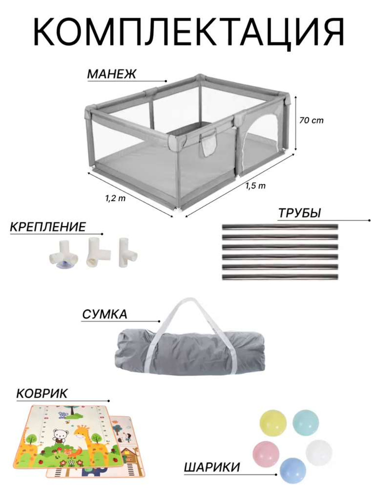 Манеж для ребёнка из пластиковых труб своими руками. | Все о ремонте