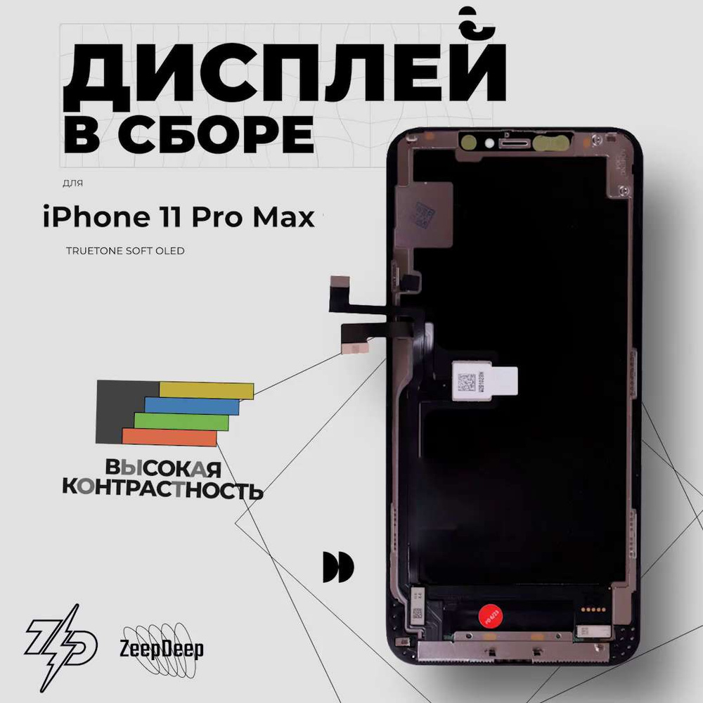 Запчасть для мобильного устройства ZeepDeep iPhone 11 Pro Max - купить по  выгодным ценам в интернет-магазине OZON (1124971669)