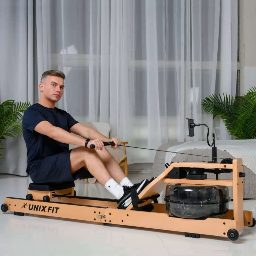 Гребной тренажер UNIXFIT Wood Rower купить по выгодной цене в  интернет-магазине OZON (794490307)