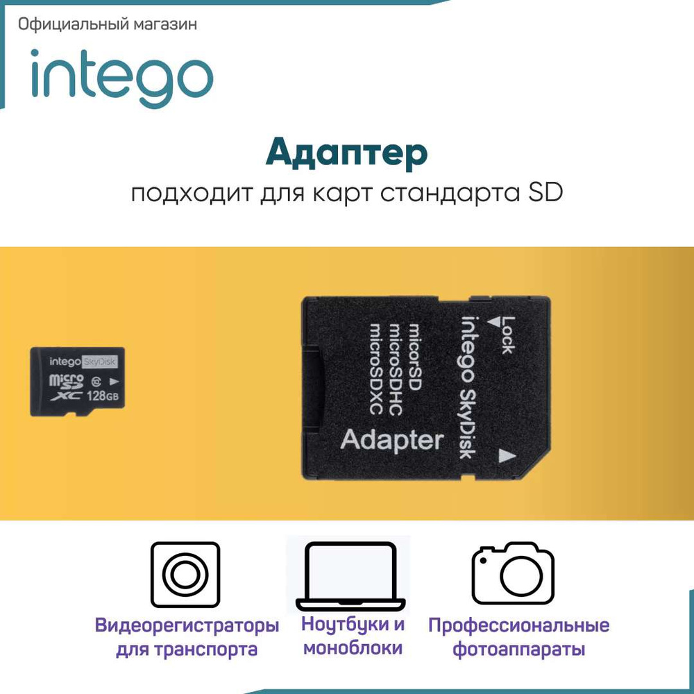 Intego Карта памяти 128 ГБ (INTEGO SkyDisk)