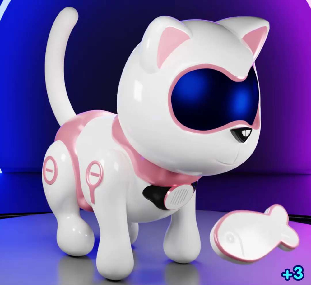 Робот-кошка IQ BOT Джесси, интерактивная, русское озвучивание, самоходная  - купить с доставкой по выгодным ценам в интернет-магазине OZON (514048514)