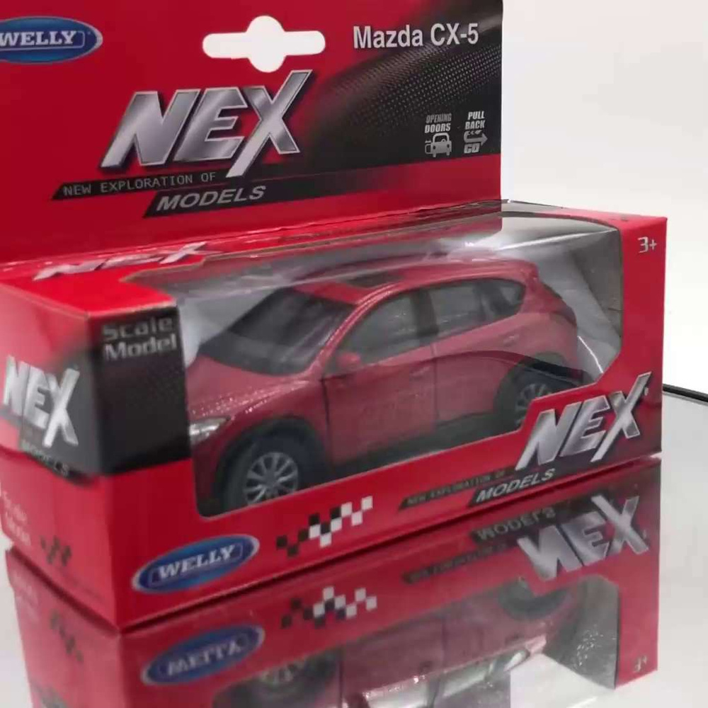 Мод. маш. 1:38 WELLY MAZDA CX-5 43729W Инерционный механизм - купить с  доставкой по выгодным ценам в интернет-магазине OZON (1309210611)