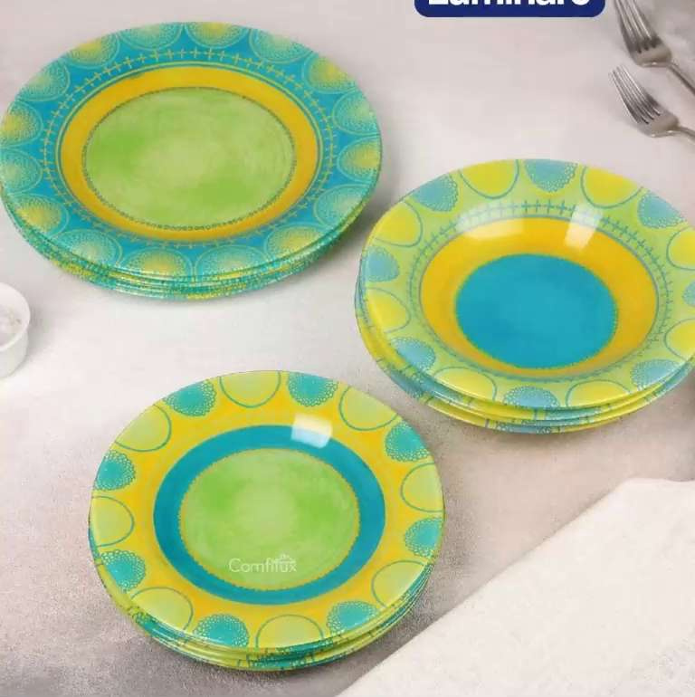 Luminarc Propriano Turquoise Tableware Set of 18