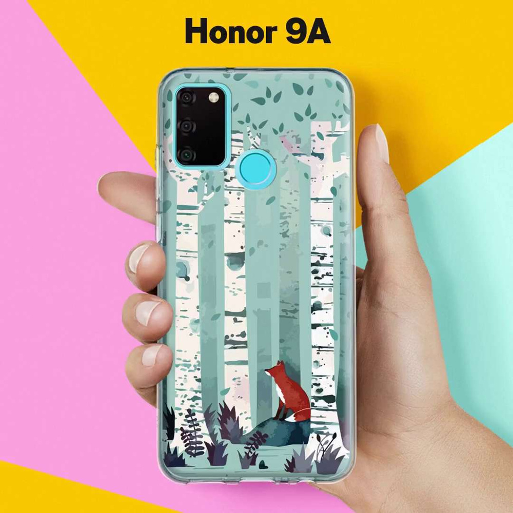 Силиконовый чехол на Honor 9A / накладка для Хонор 9А Лиса в лесу - купить  с доставкой по выгодным ценам в интернет-магазине OZON (746378223)