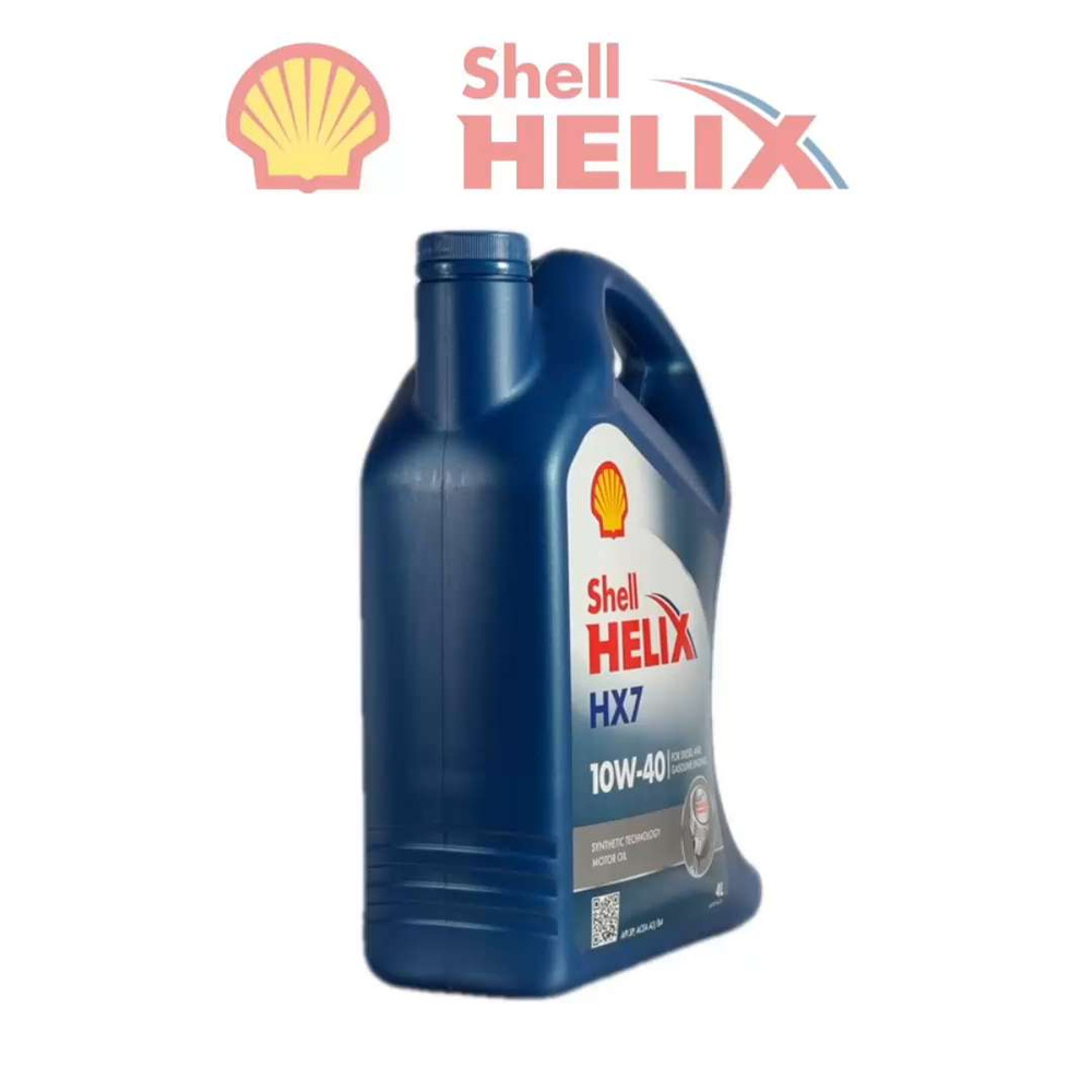 Shell HELIX HX7 10W-40, Масло моторное, Полусинтетическое, 4 л