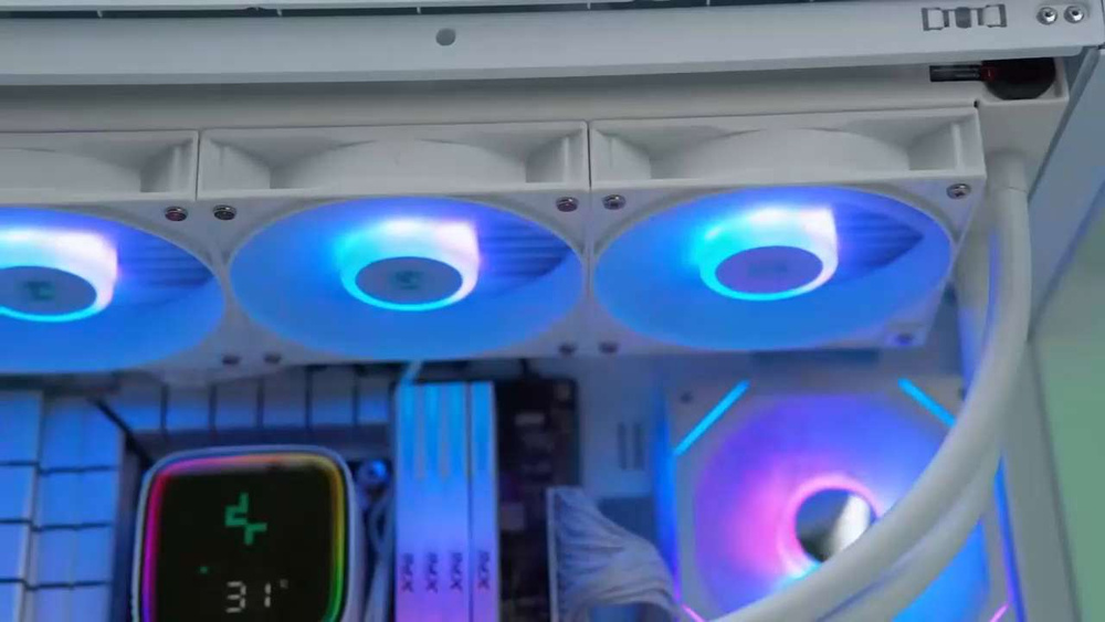 Система водяного охлаждения для ПК Deepcool LS720 SE DIGITAL цифровой ...