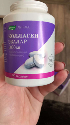 3893 отзыва на Коллаген Эвалар 6000 мг с витамином С, табл №180 ...